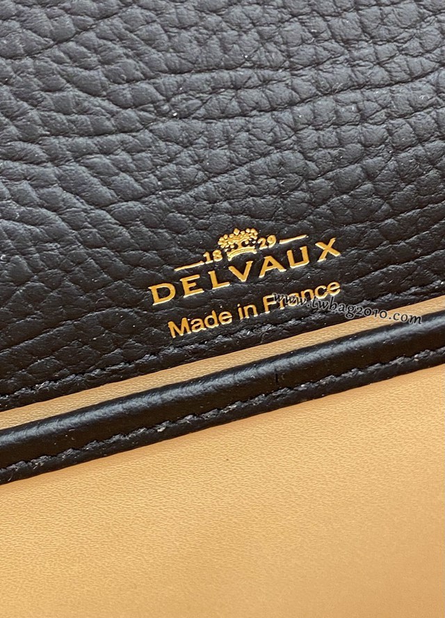 Delvaux全新TM系列比利時牛勁紋小牛皮雙用斜挎包 德爾沃專櫃tempete小號手提肩背女包 bxs1129